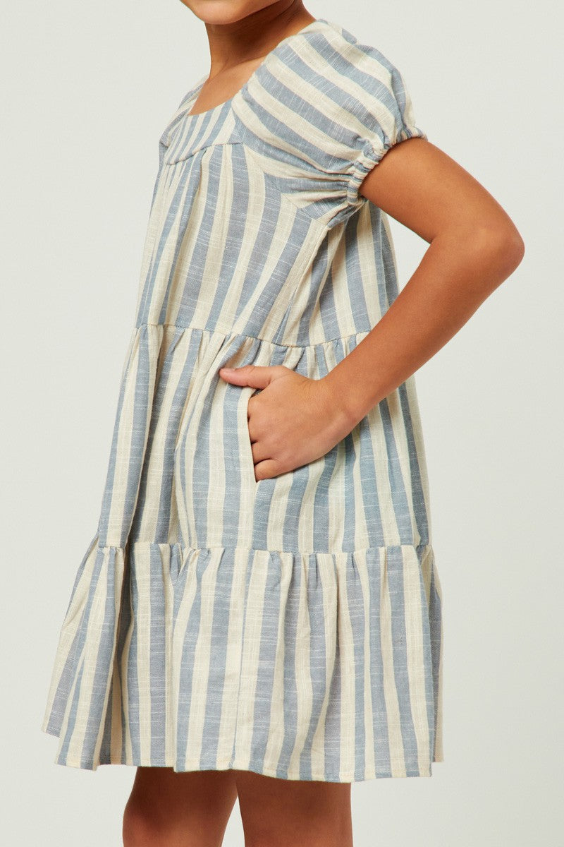 Girls Striped Dress