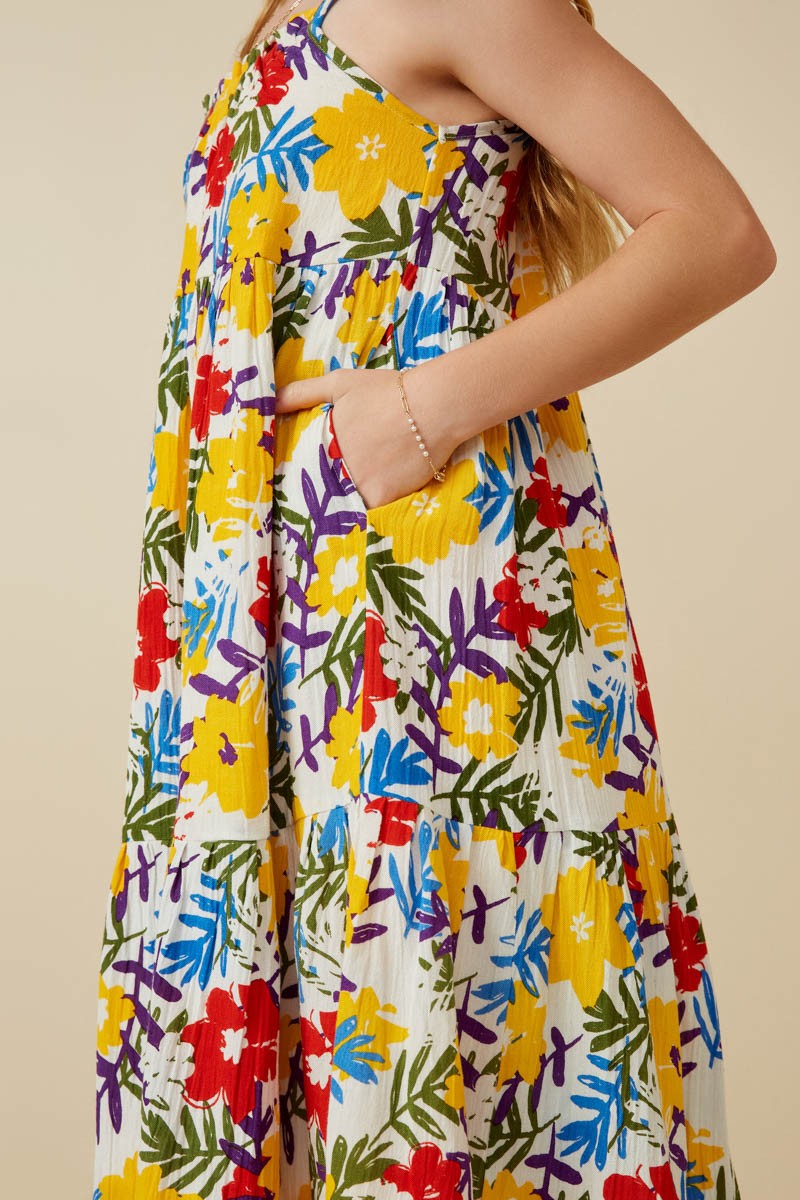 Jenna Girls Floral Dress