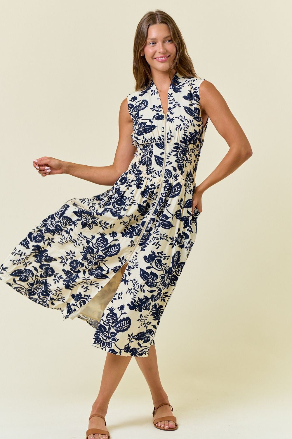 Meredith Print Dress