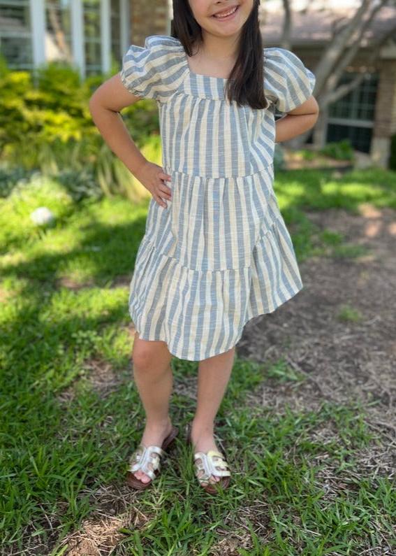 Girls Striped Dress