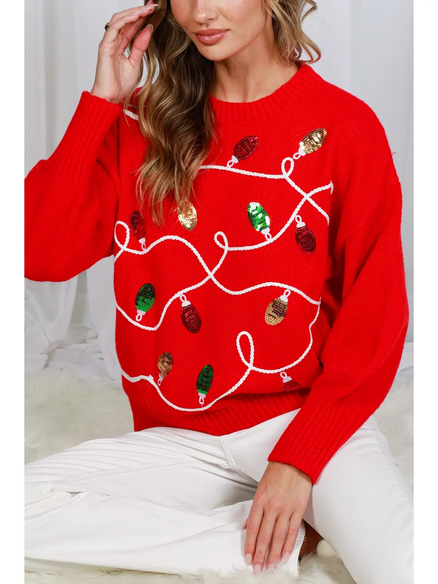 Christmas Lights Sweater