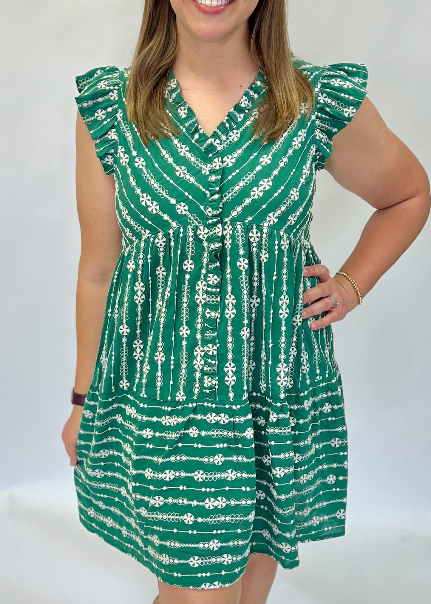 Karina Embroidered Dress