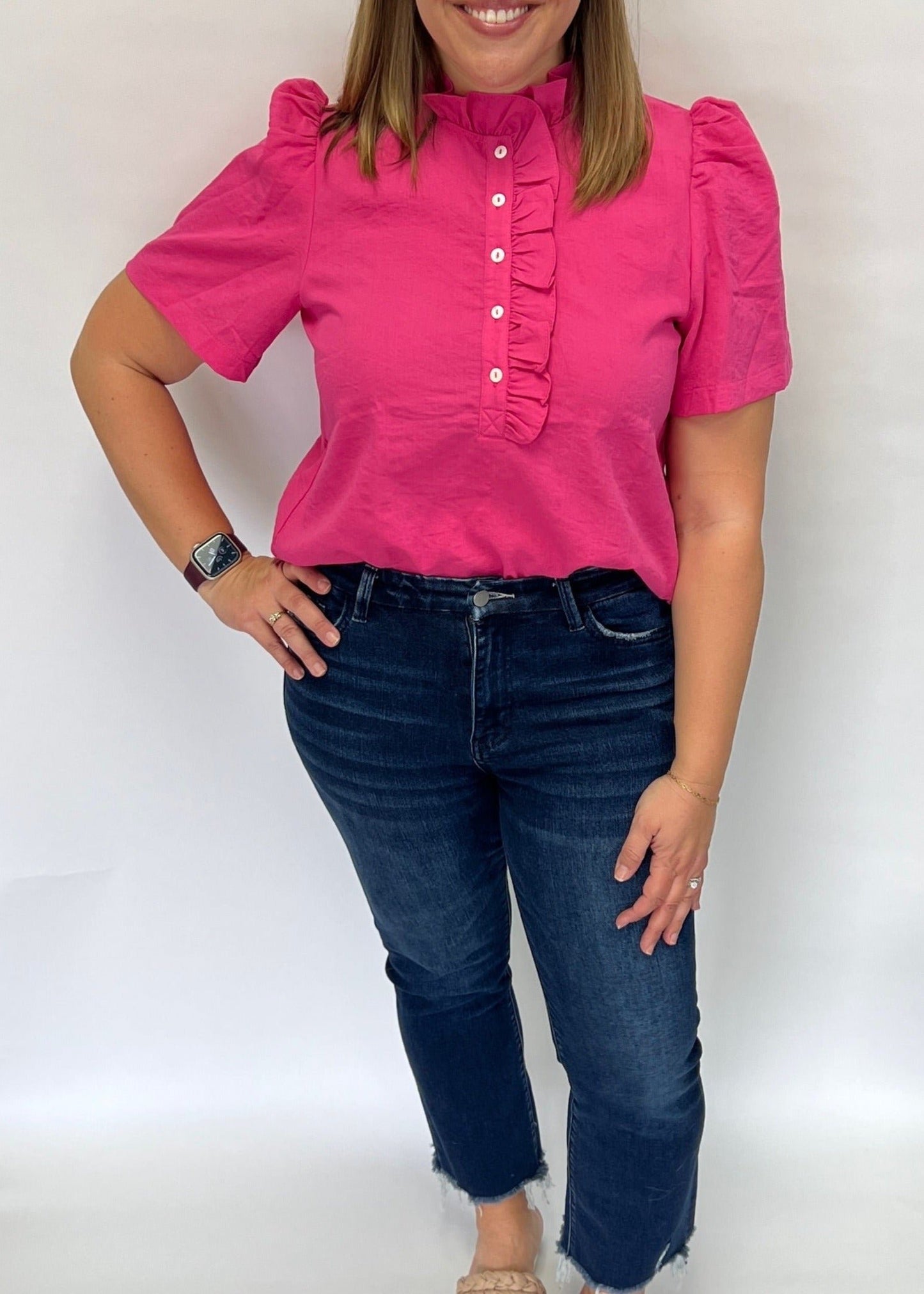 Leela Ruffle Blouse