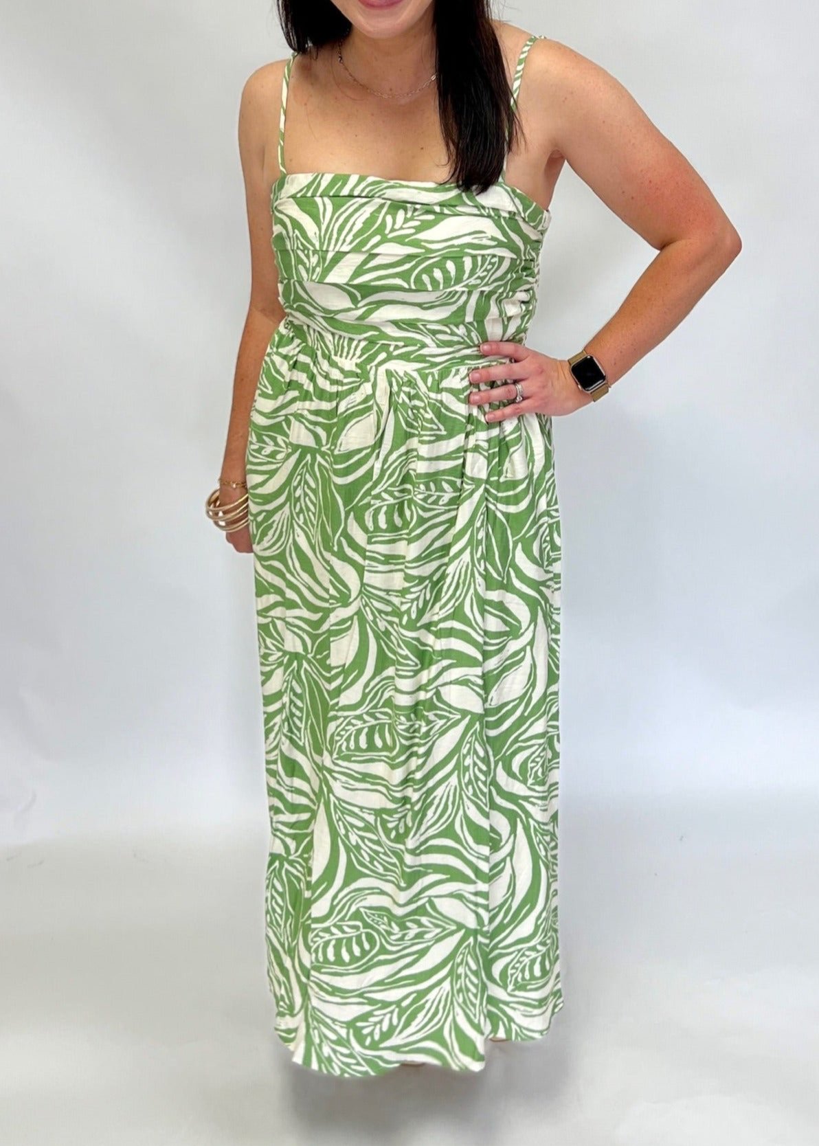 Vivian Sage Green Dress Hey Honey Clothing Co. Vivian Sage Green Dress Hey Honey Clothing Co.