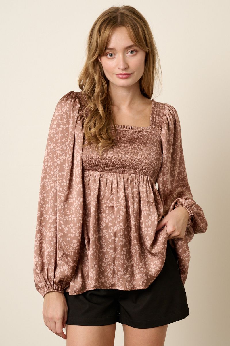 Imogen Flower Print Blouse