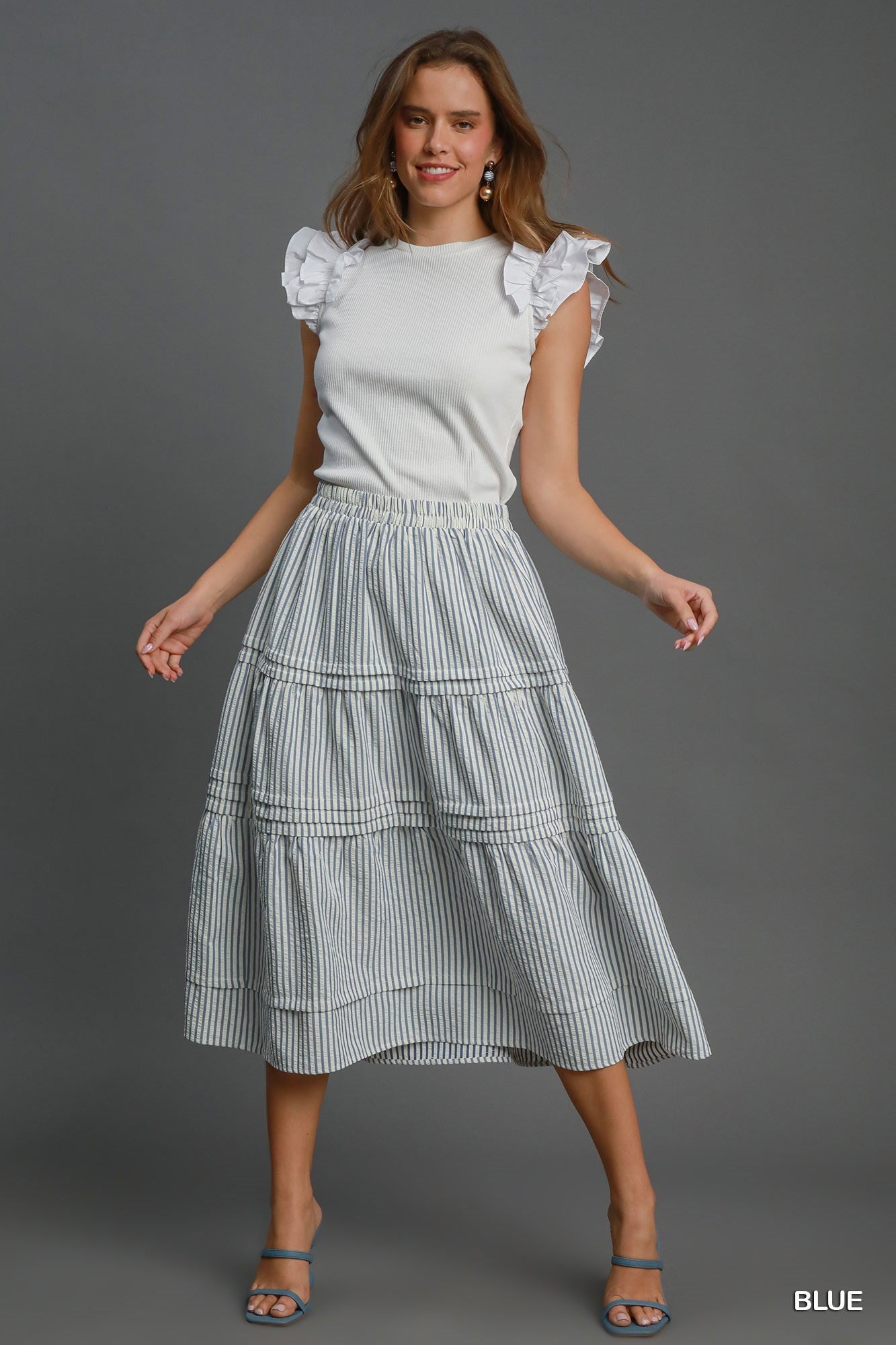 Jolie Striped Skirt