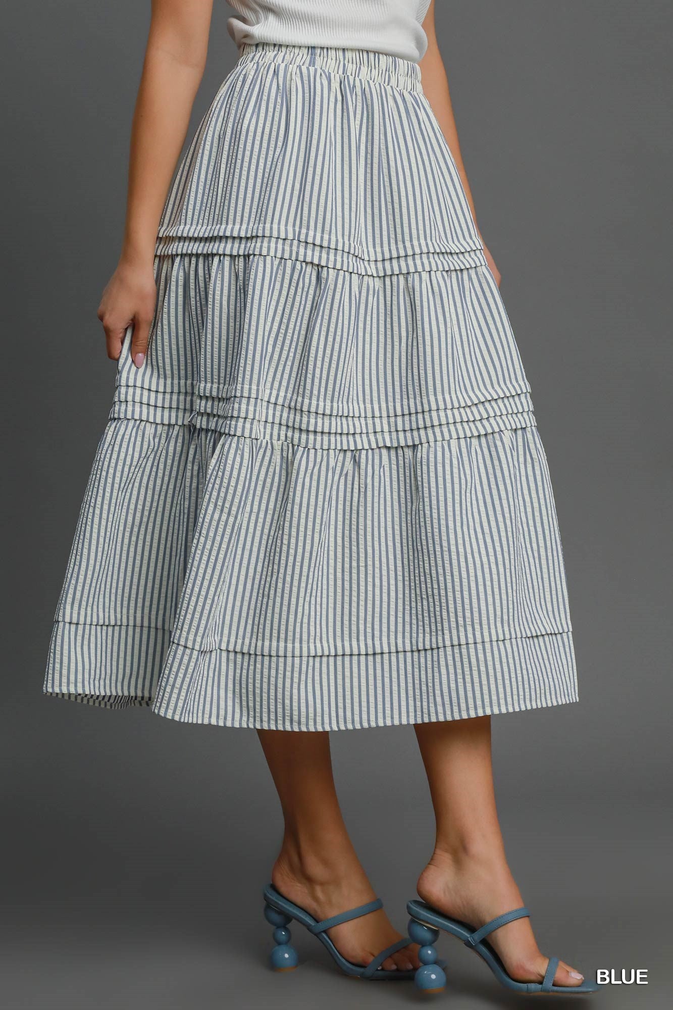 Jolie Striped Skirt