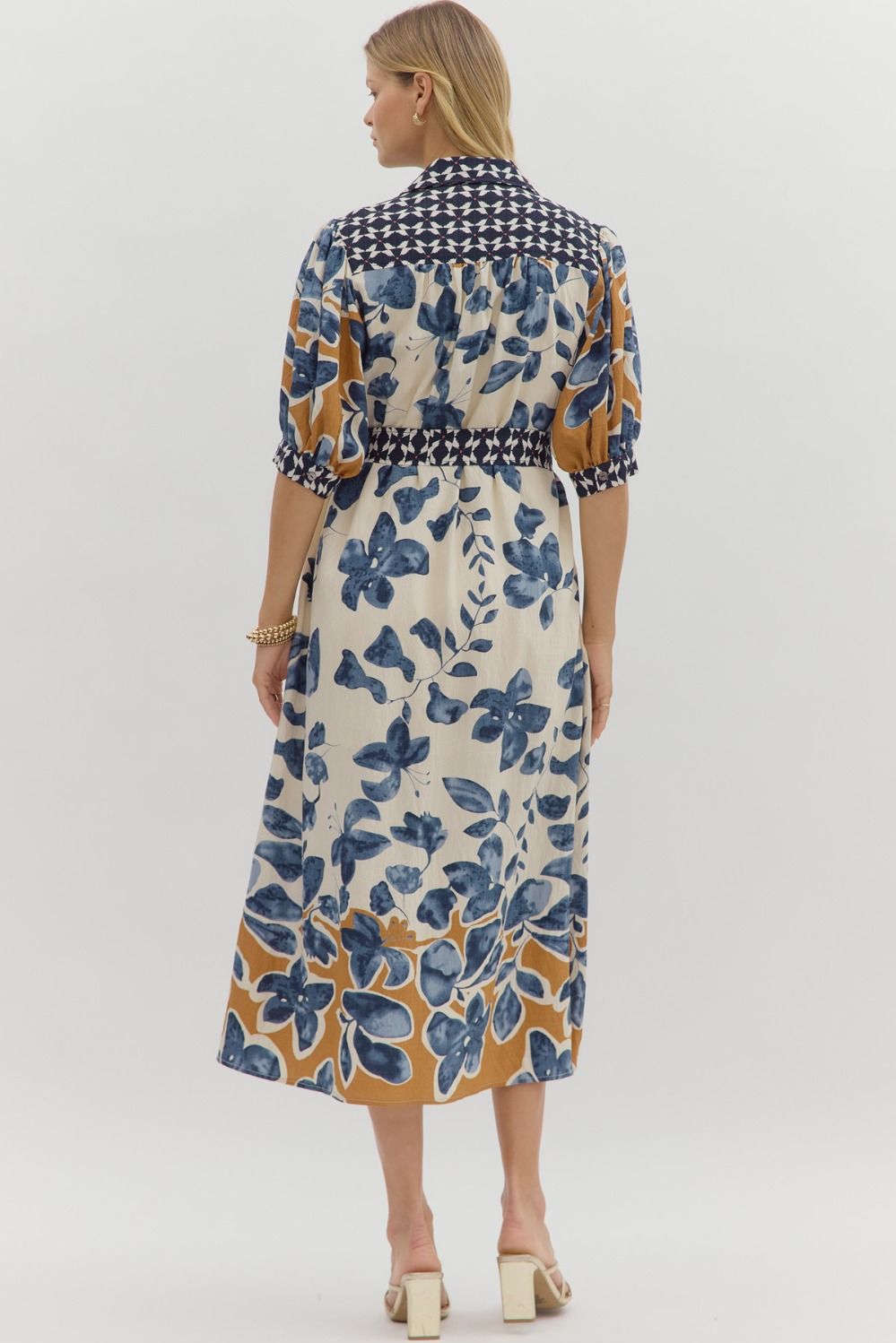 Marbella Print Midi Dress
