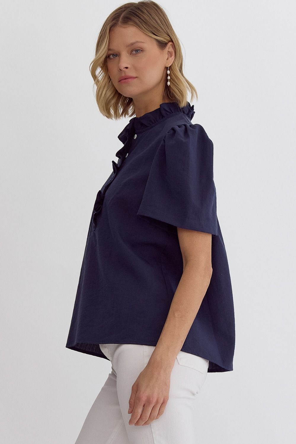 Leela Ruffle Blouse