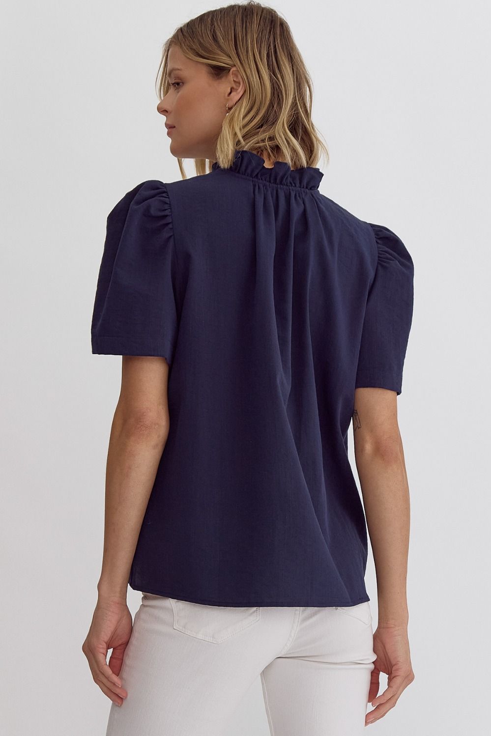 Leela Ruffle Blouse