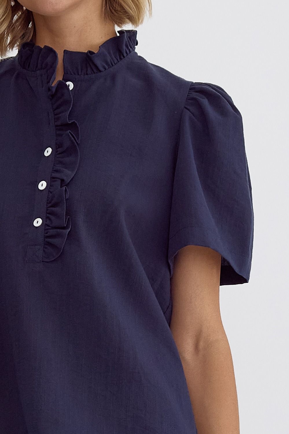 Leela Ruffle Blouse