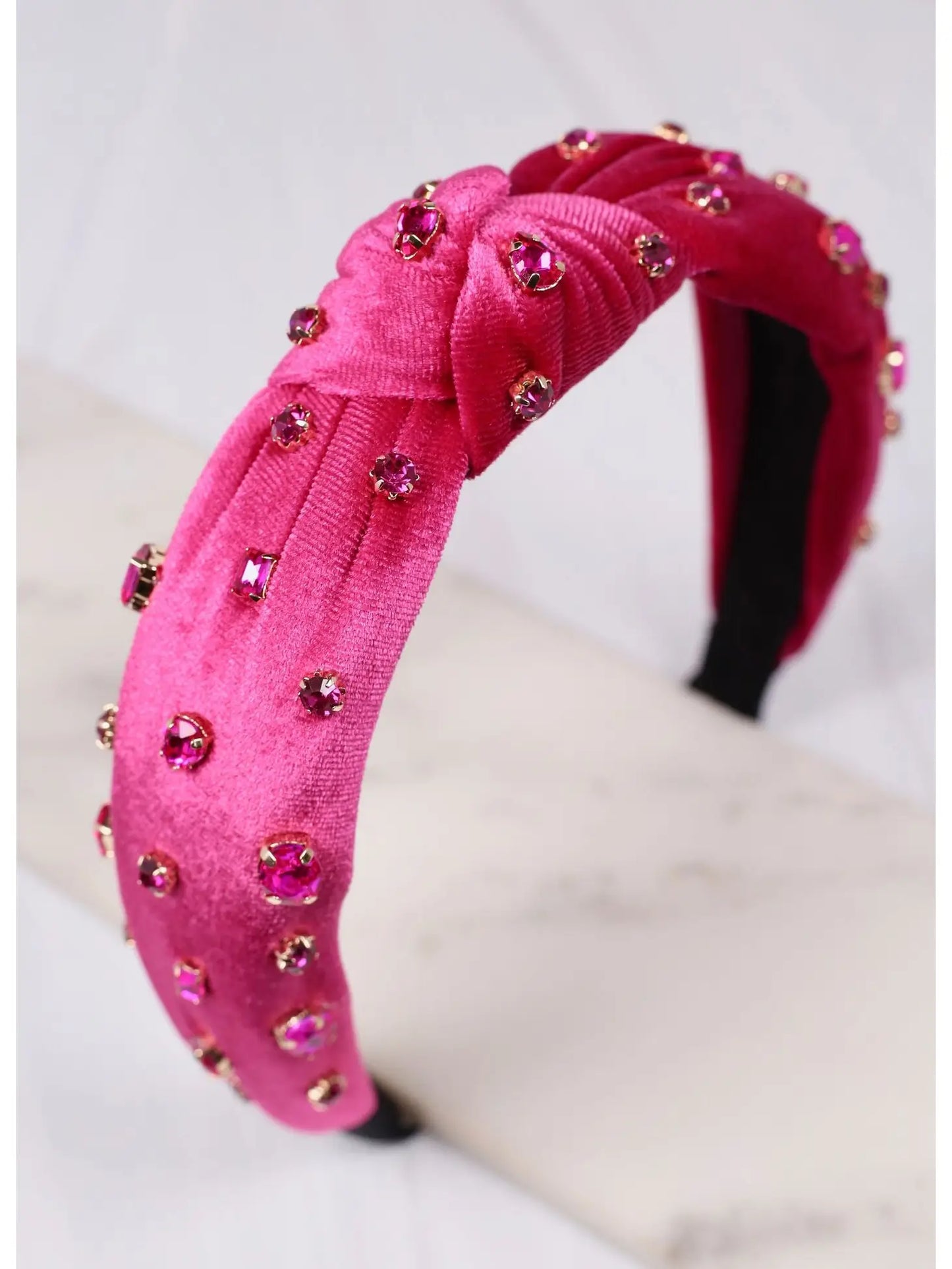 Pink Jeweled Headband