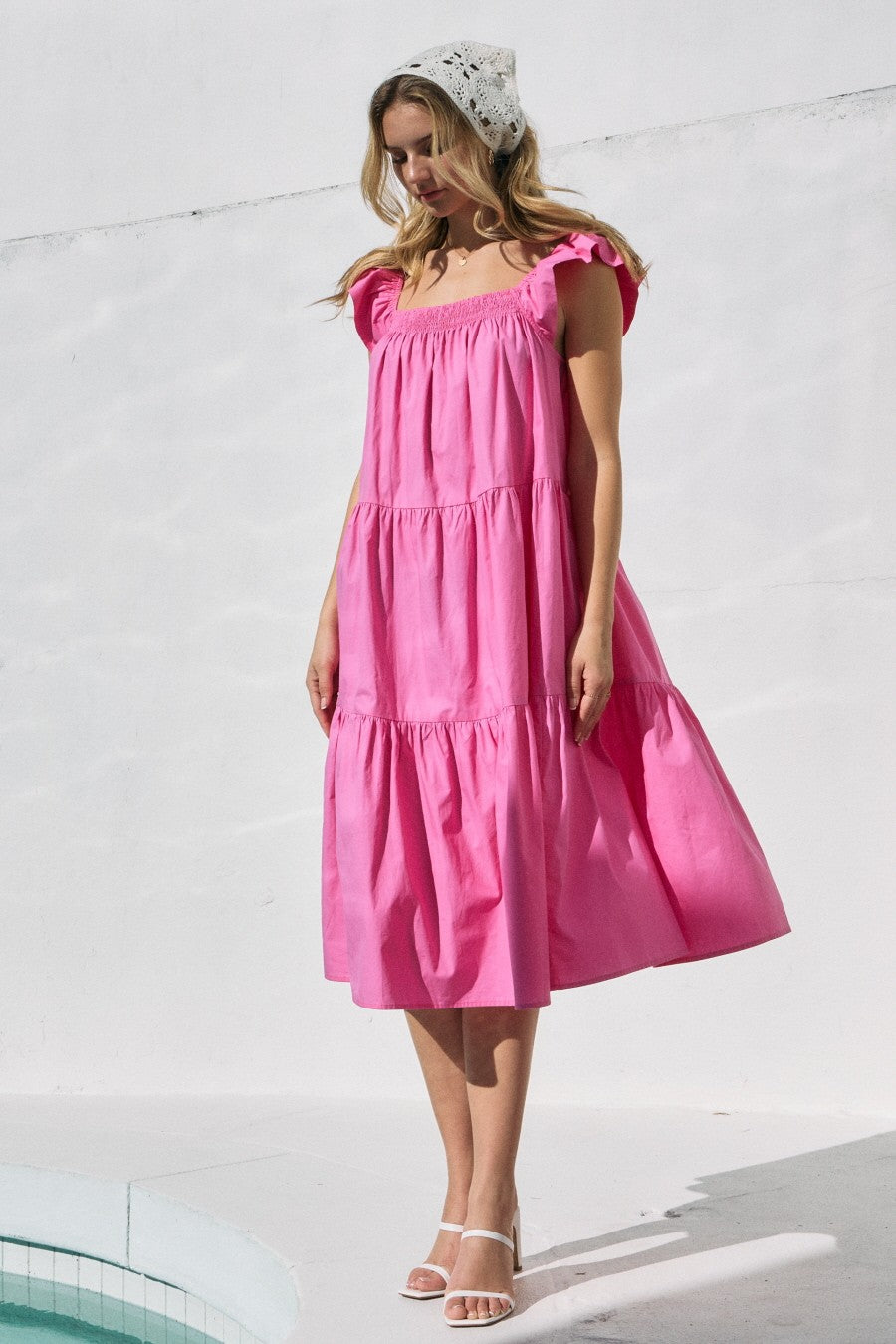 Poppy Tiered Midi Dress