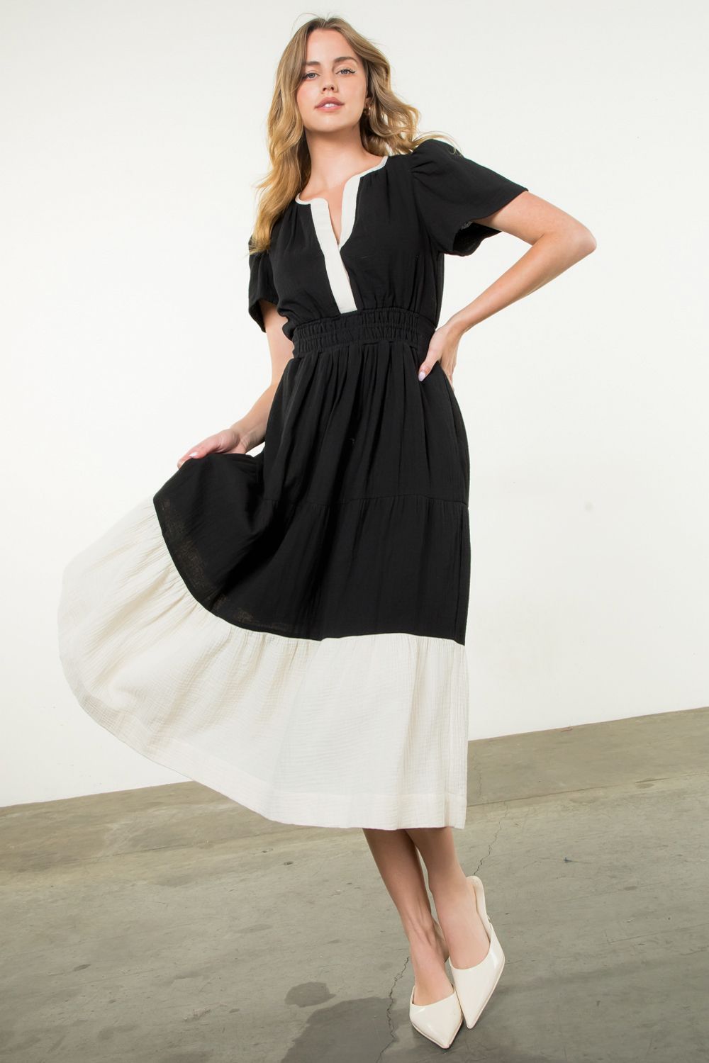 Vienna Color Block Dress