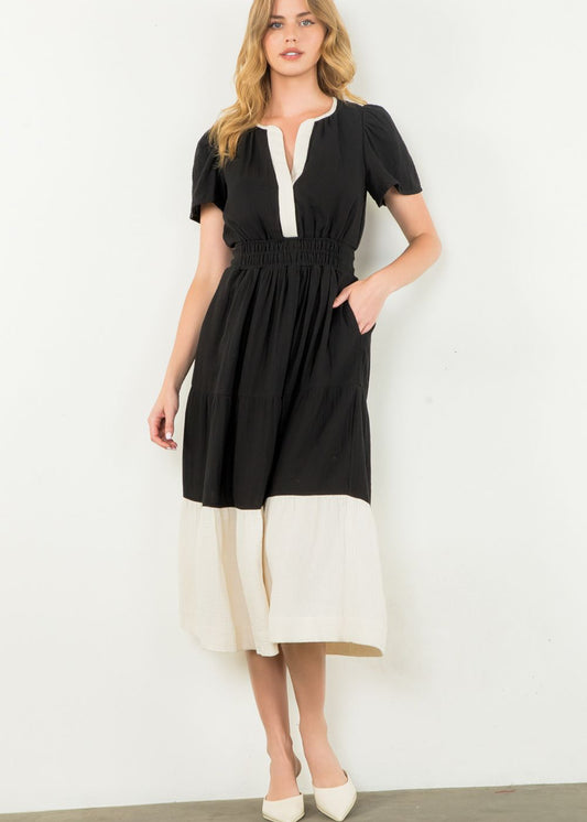 Vienna Color Block Dress