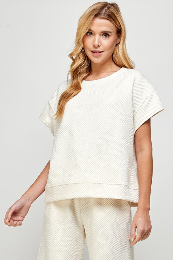 Molly Textured Top