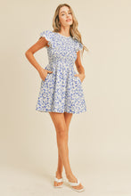 Load image into Gallery viewer, Blue Skies Floral Dress