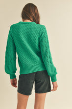 Load image into Gallery viewer, Annie Pointelle Knit Sweater