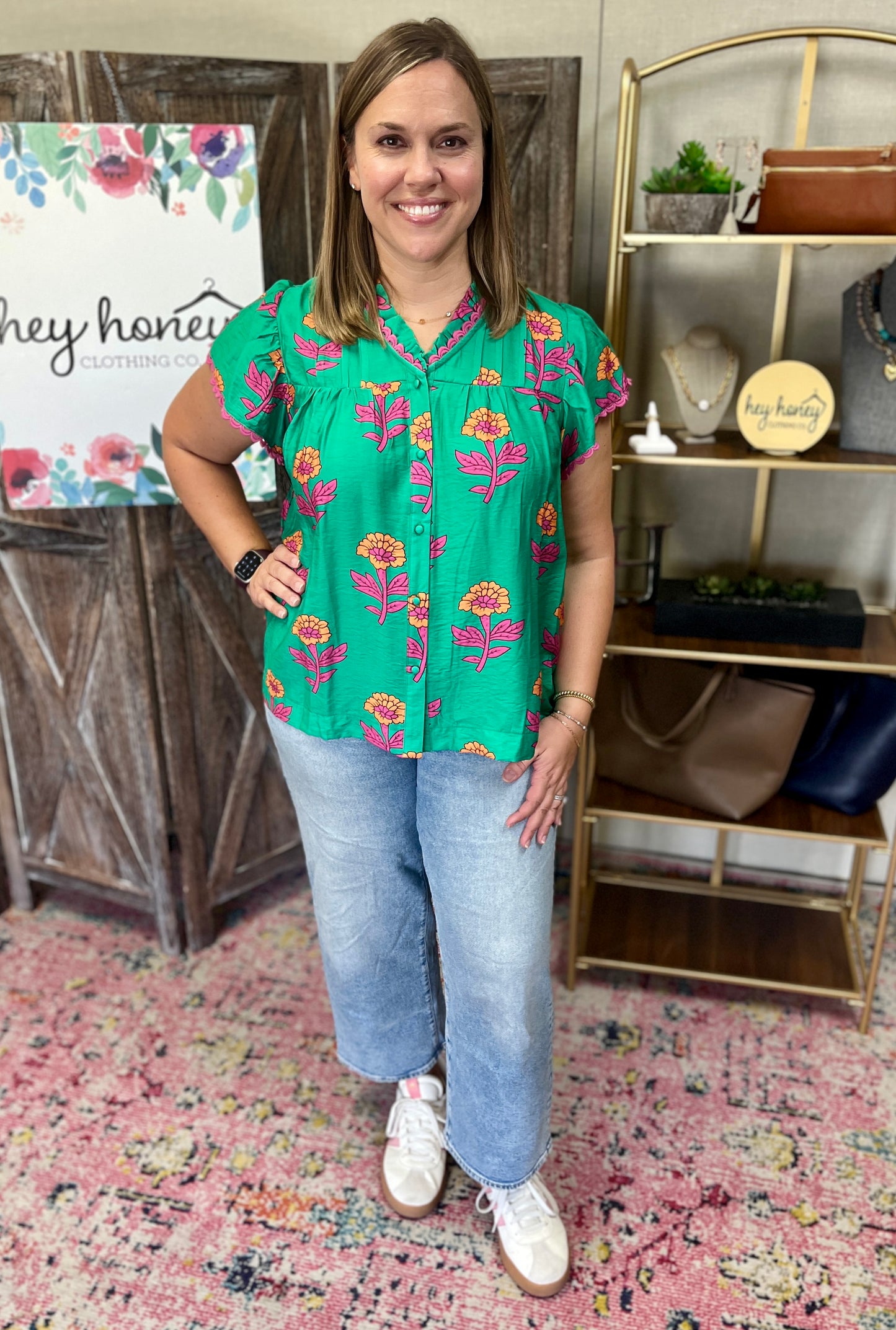 Ulla Print Top