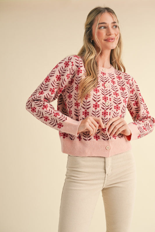 Mona Floral Cardigan