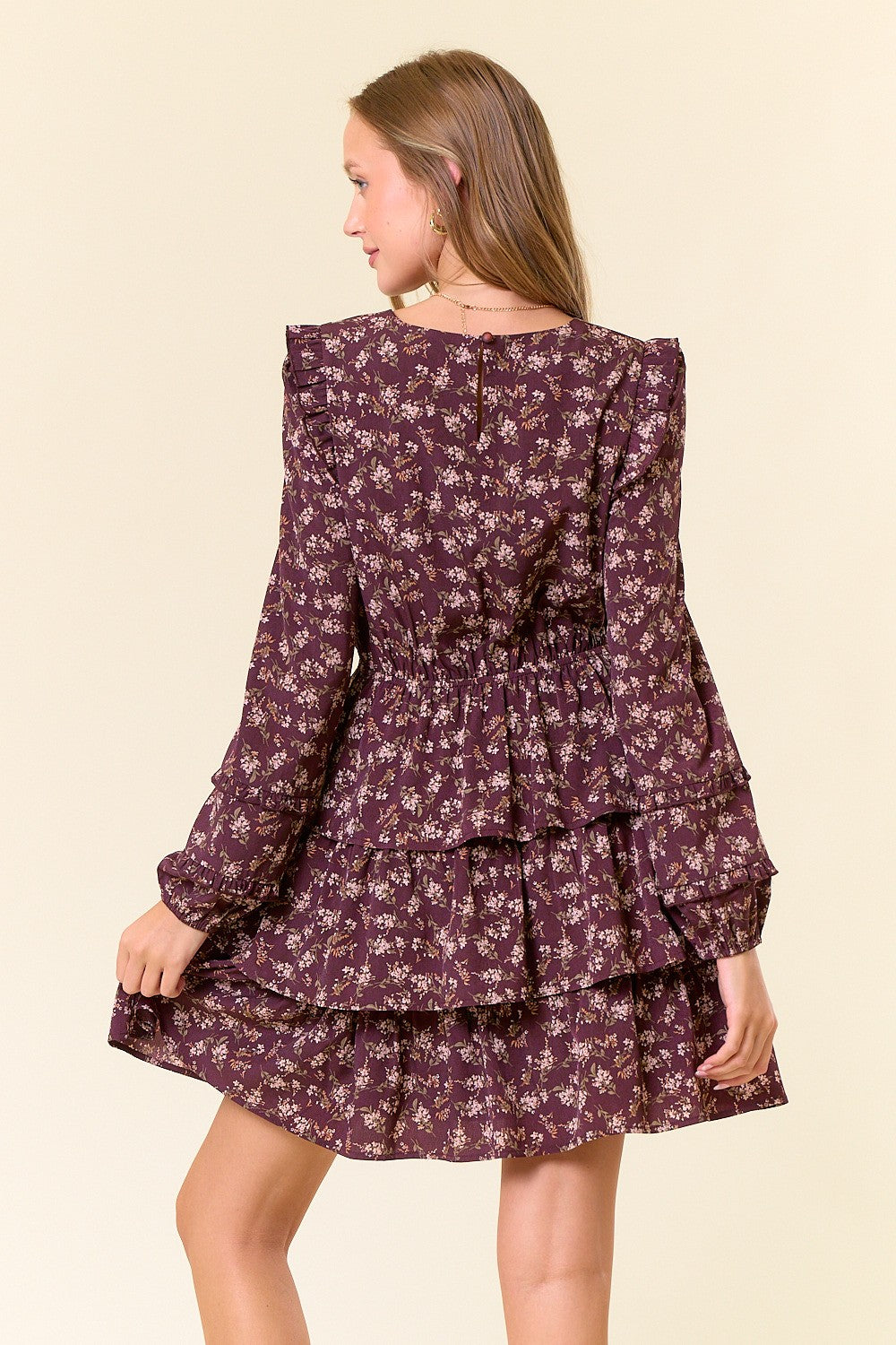 Mavis Floral Tiered Dress