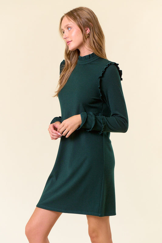 Angeline Knit Mock Neck Dress