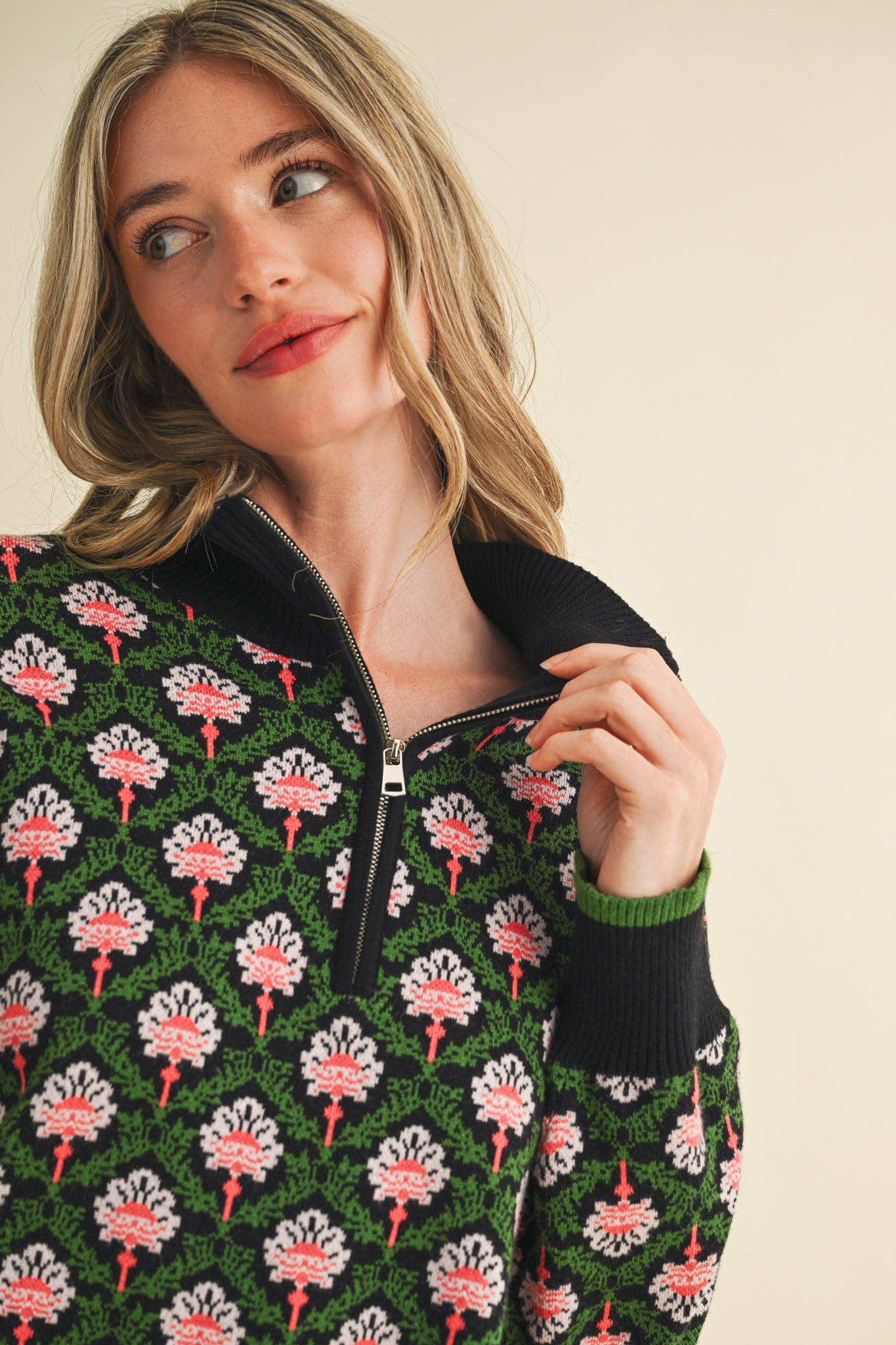 Amara Printed Pullover