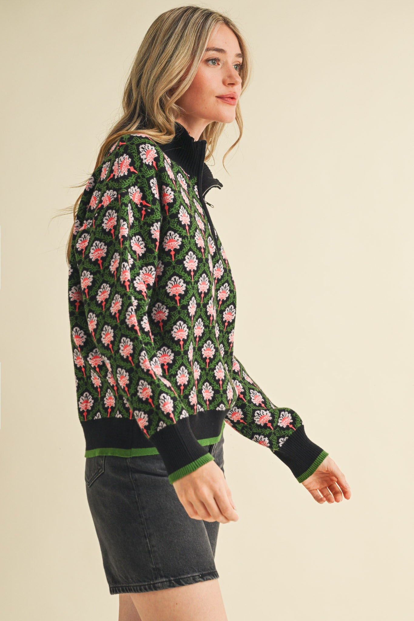 Amara Printed Pullover