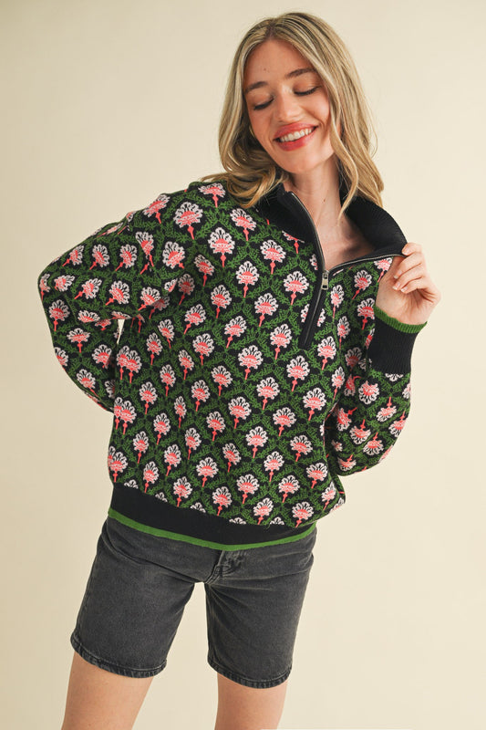 Amara Printed Pullover