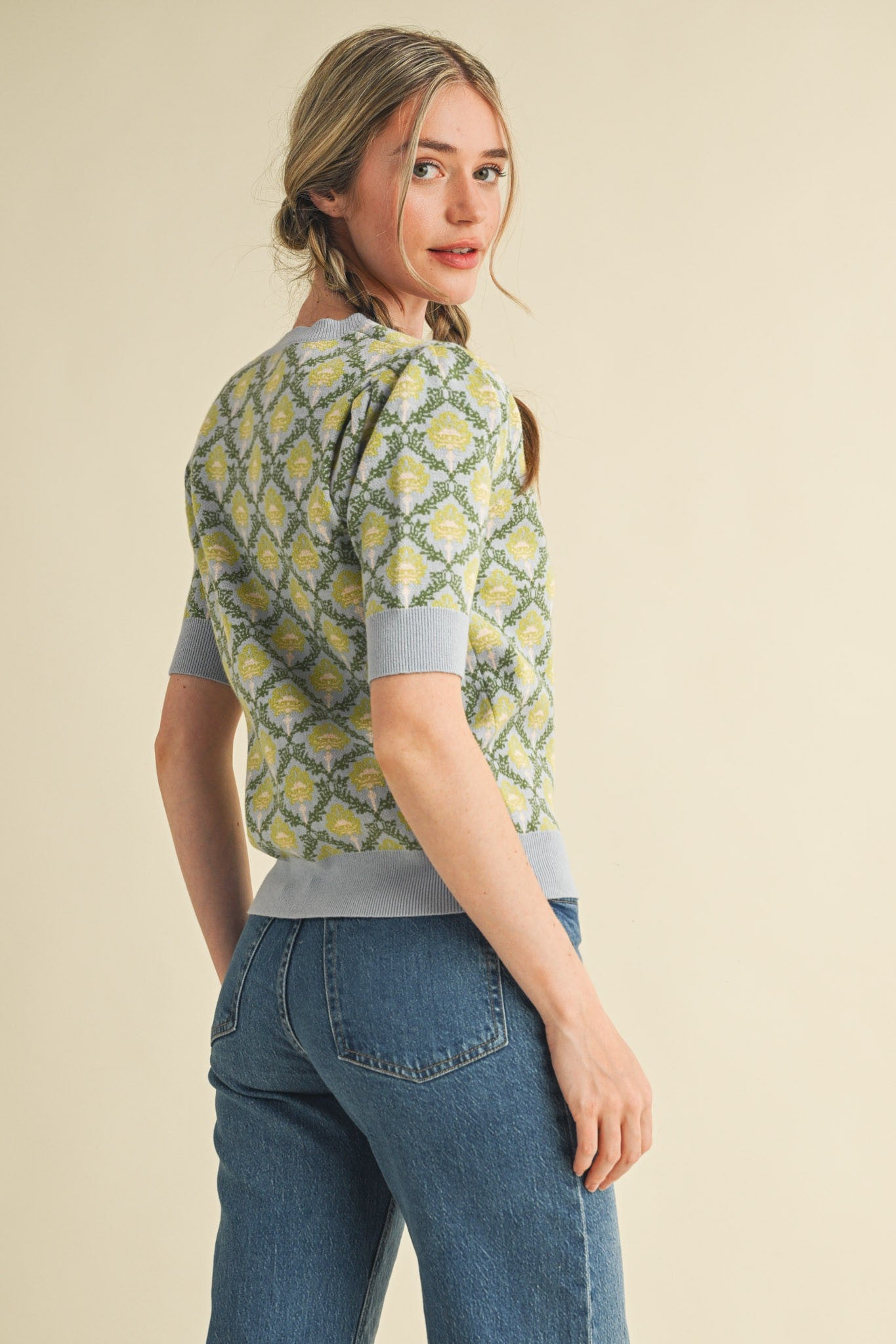 Shelbie Short-Sleeved Sweater