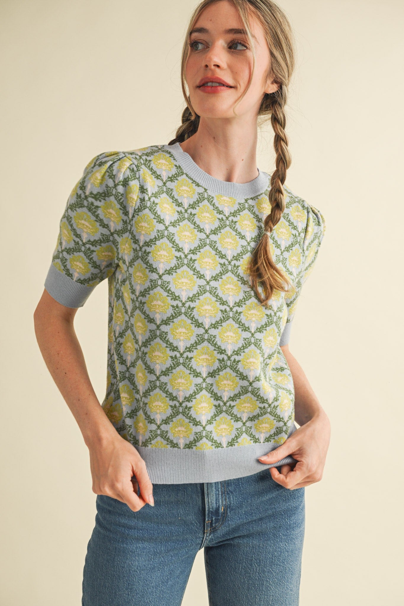 Shelbie Short-Sleeved Sweater