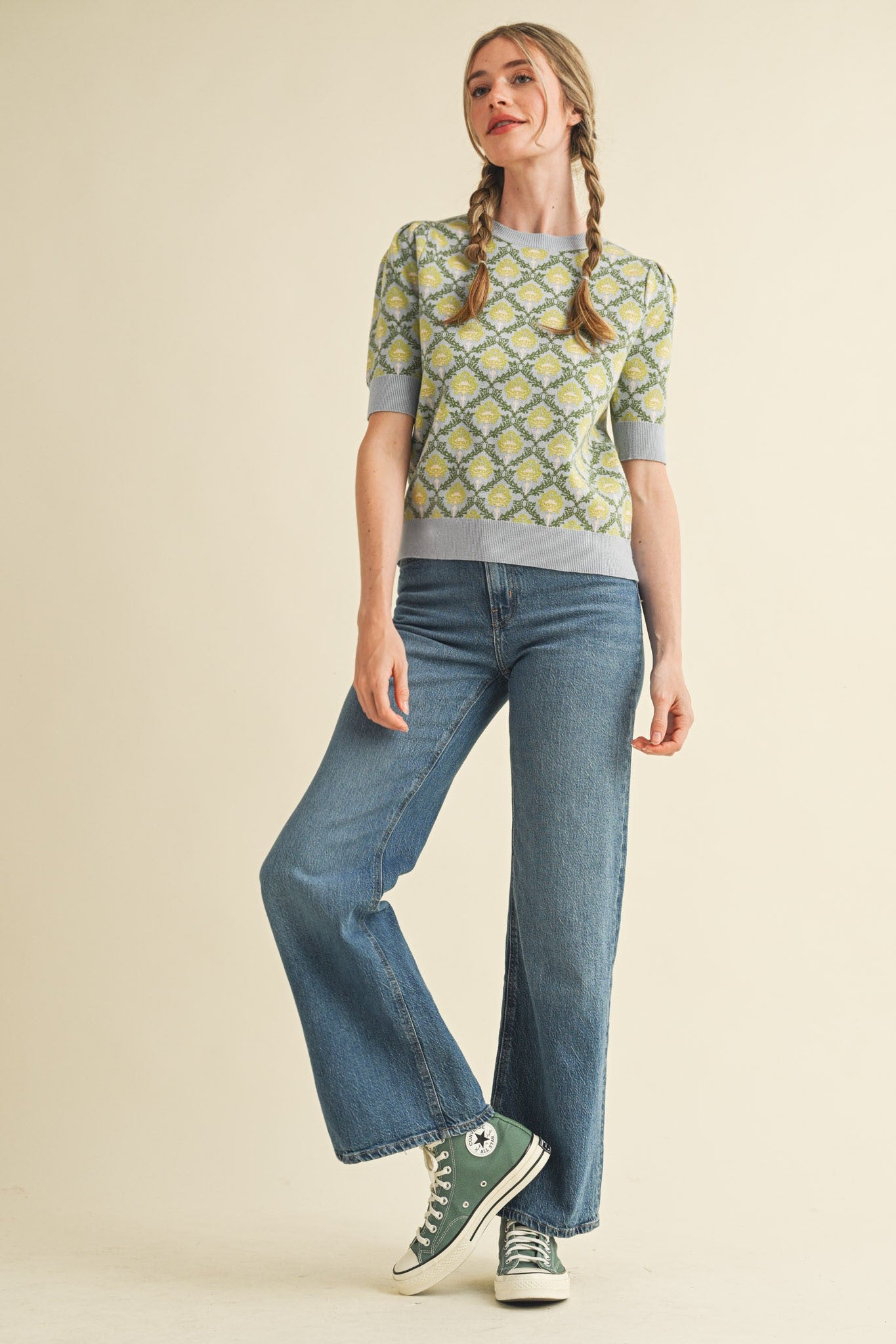 Shelbie Short-Sleeved Sweater