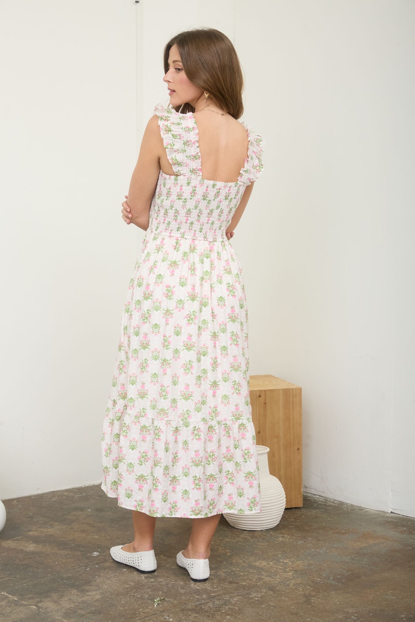 Bindi Smocked Dress