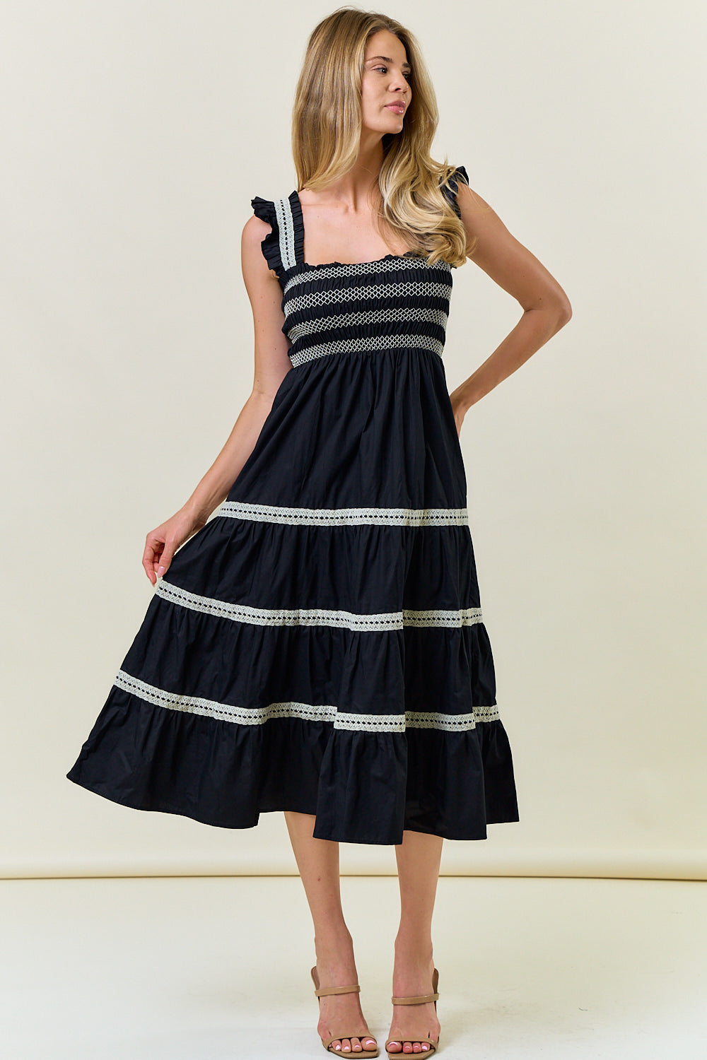Milly Embroidered Dress
