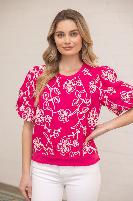 Venice Embroidered Top