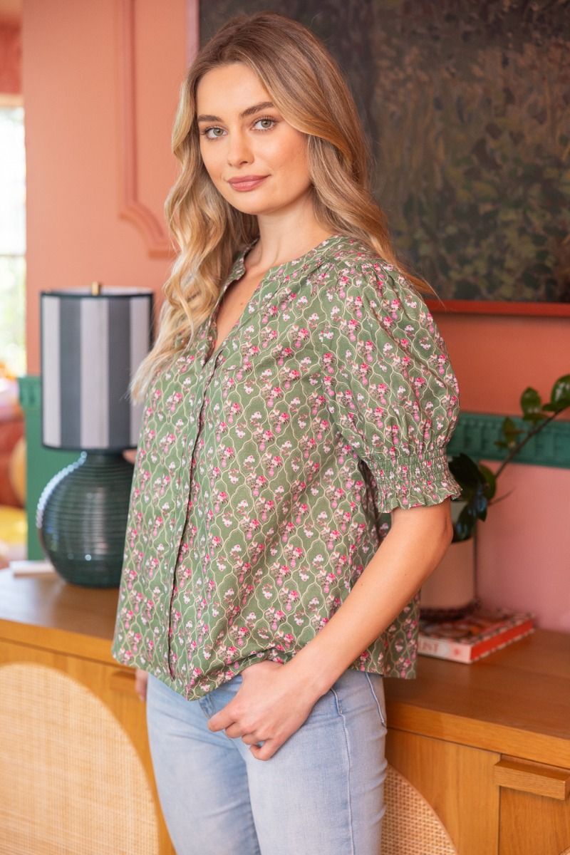 Veronica Print Top