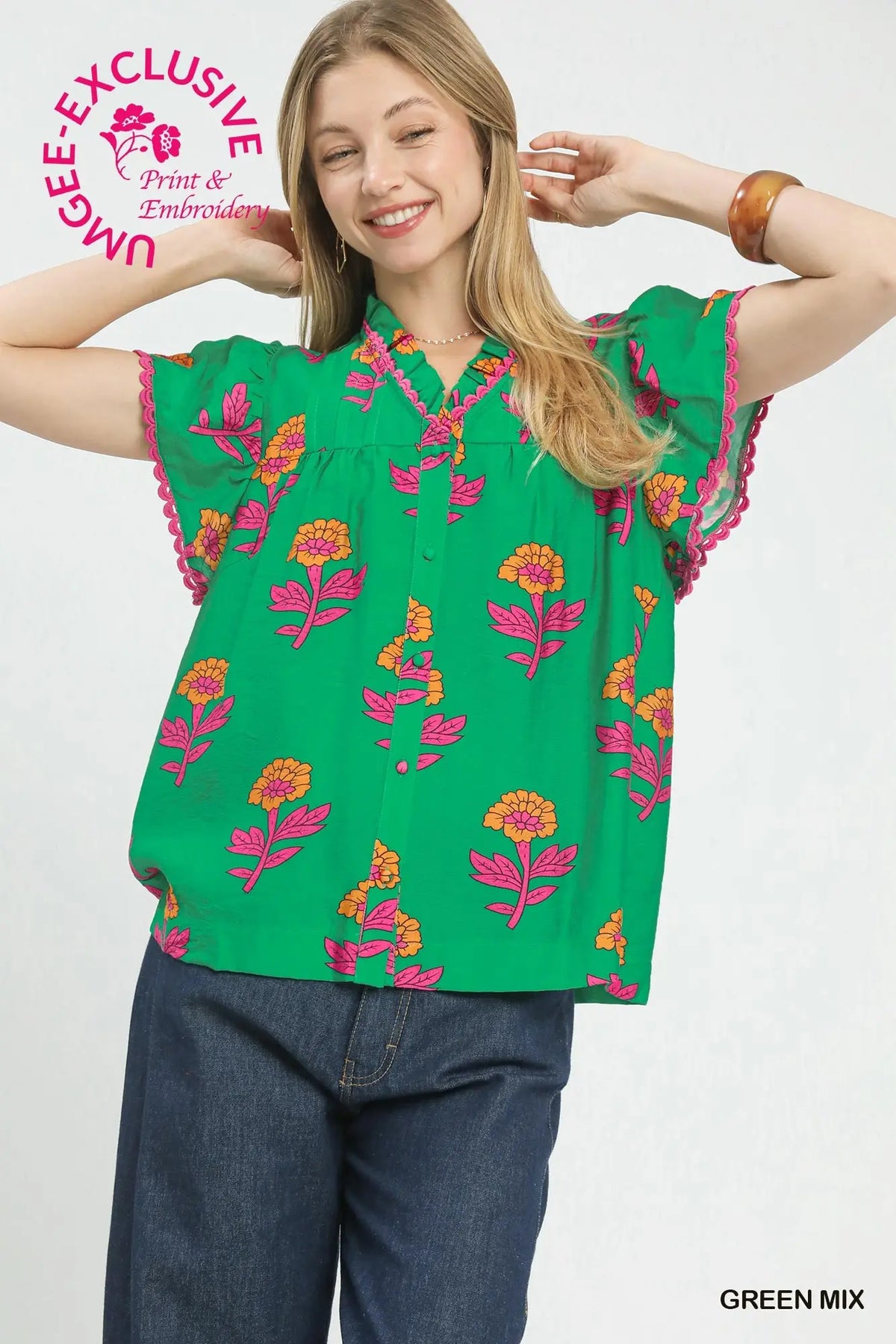 Ulla Print Top