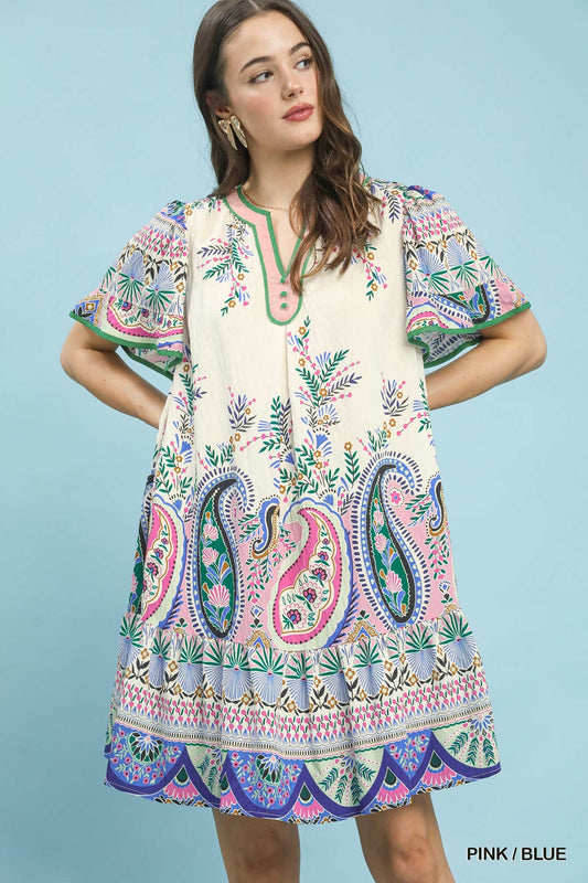 Ursa Paisley Dress