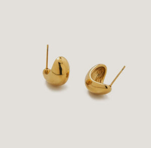 Gold Tear Drop Earrings