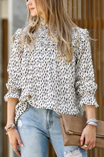 Load image into Gallery viewer, Avenly Polka Dotted Blouse