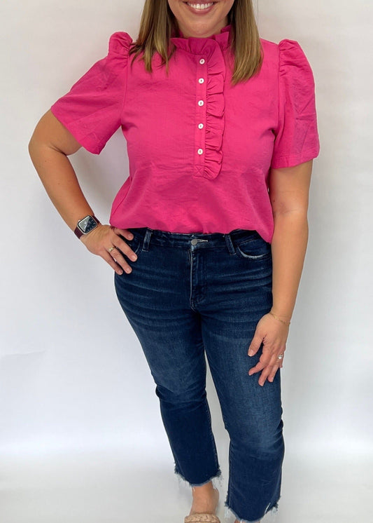 Leela Ruffle Blouse