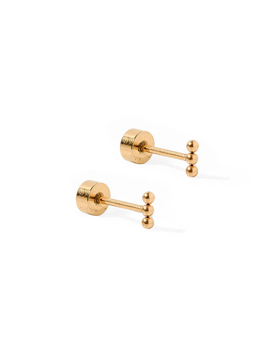 Tally Gold Stud Earrings
