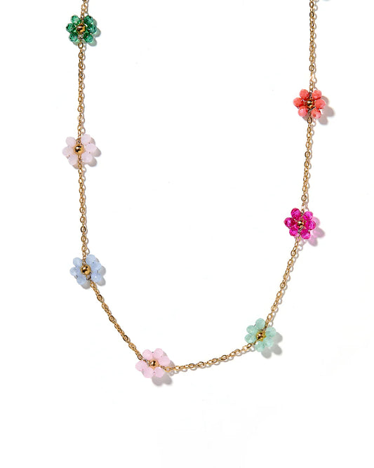 Gracie Flower Necklace