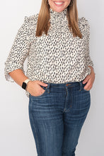 Load image into Gallery viewer, Avenly Polka Dotted Blouse