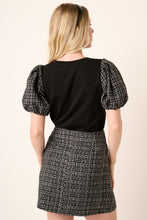 Load image into Gallery viewer, Delphi Tweed Knit Top