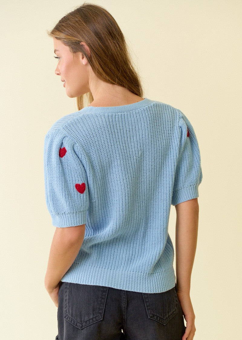 Demi Heart Sweater – Hey Honey Clothing Co.