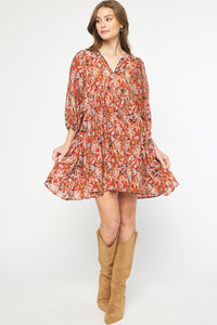 Kacie Floral Print Dress