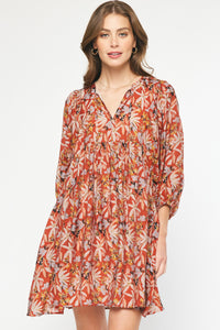 Kacie Floral Print Dress