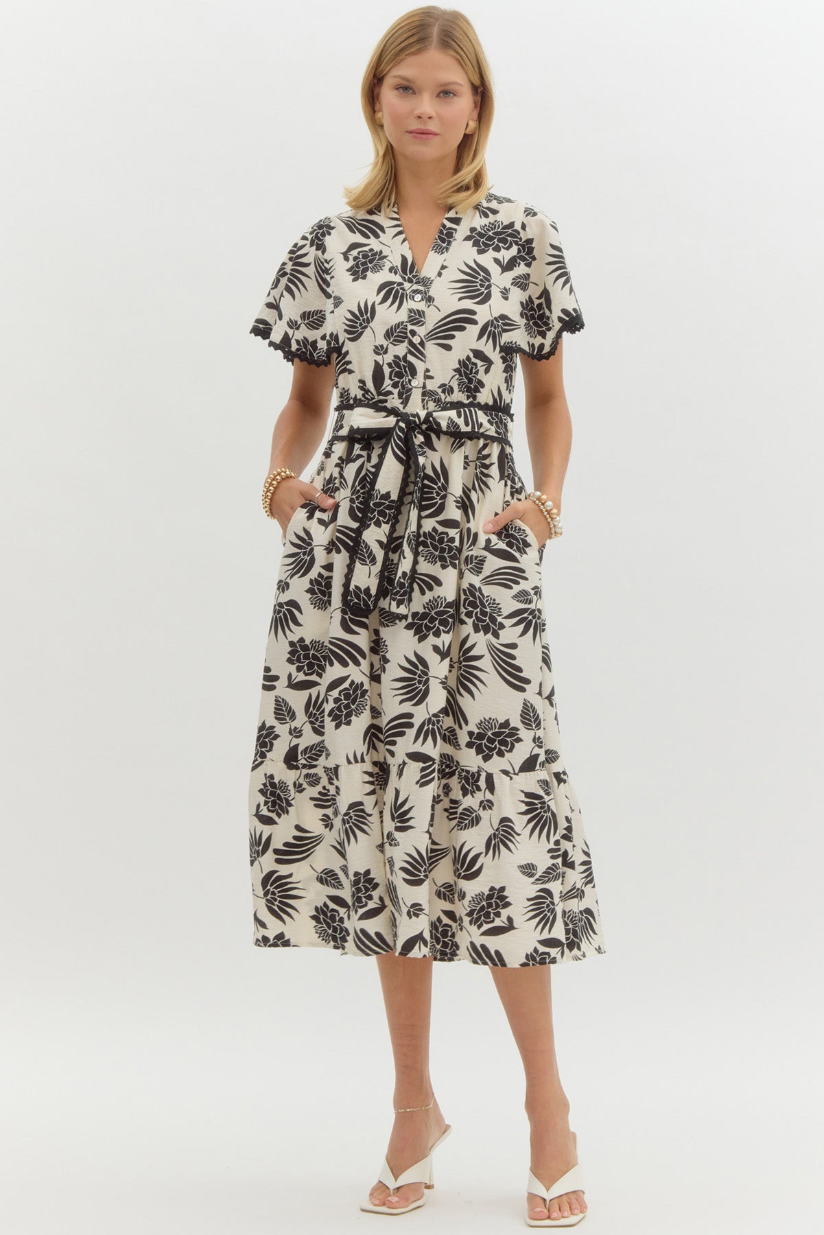 Kacey Floral Print Dress