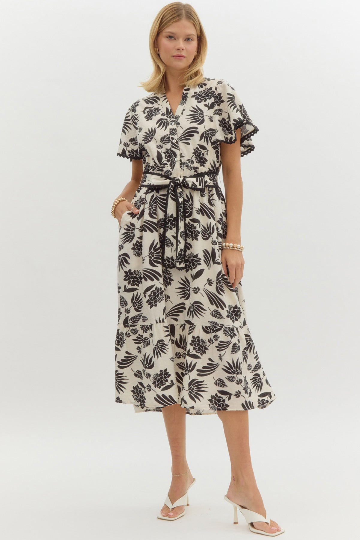 Kacey Floral Print Dress